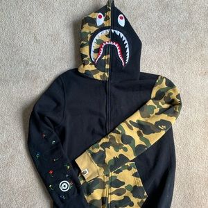 A unisex small bape hoodie